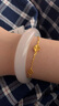 周六福四叶草足金999黄金手链女生日礼物计价A0711666 约2.17g 16+3cm 实拍图