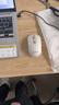 联想（Lenovo）无线蓝牙双模鼠标  便携办公鼠标 人体工程学设计 适用台式机一体机笔记本平板Howard白色 实拍图