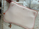 夏娃贝比（evebaby）婴儿枕头云片枕0-6个月以上幼儿宝宝泰国乳胶枕0-1岁新生儿童枕头 艾草乳胶枕 A类一等品 粉色 枕高1.5cm(套0.5cm+芯1cm) 0-1岁 实拍图