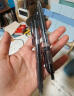 uni三菱 uni-ball UMN-105按动红色中性笔高颜值0.5mm红笔签字笔商务学生考试水笔水性笔套装 5支 实拍图