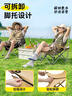 牧高笛（MOBIGARDEN）乐享躺椅 折叠椅 户外露营带头枕三挡可调可坐躺 NX23665040 实拍图