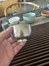 金镶玉纯钛双层主人杯 家用喝泡茶杯子个人专用功夫茶具品茗杯礼盒高档  实拍图