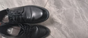 意尔康男鞋 男士皮鞋新款商务正装皮鞋男牛皮男士英伦德比鞋上班鞋子男 黑色 43 实拍图