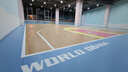 欧百娜篮球场地垫室内篮球场地胶球馆定制pvc塑胶地板运动地胶木纹地垫 【基础促销款】XLD-橘皮纹3.5mm 实拍图