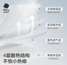 babycare婴儿抑菌凉席宝宝透气冰丝席儿童幼儿园可水洗云朵小熊65*120CM 实拍图