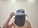 神火（SupFire）户外紫外线遮阳帽男女士夏季防晒太阳帽子渔夫钓鱼帽面罩骑行口罩 实拍图