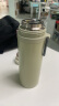 京东京造 保温杯 【茶水分离杯】焖茶杯男士女泡茶杯 316不锈钢绿色500ml 实拍图