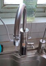 奥克斯（AUX）电热水龙头热水器加热水龙头快速热水变频恒温厨房下进水 【感应恒温】+升级机械臂+不锈钢机身+漏保插头 实拍图