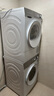 西门子（SIEMENS）小晶钻超氧版 洗烘套装 10kg滚筒全自动洗衣机+10kg热泵烘干机 WG54H1E00W+WQ53H2000W 国家补贴 实拍图