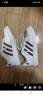 adidas NY 90 STRIPES经典运动板鞋男女春季新款阿迪达斯三叶草 汉玉白/红色/金色     36.5 实拍图