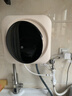 奥特优（AOTEYOU）内裤内衣洗衣机双桶小型洗衣机全自动迷你壁挂式洗衣机滚筒婴儿双舱分桶专用洗袜子机神器洗烘一体 玉石白【单舱壁挂】不锈钢滚筒|洗烘一体 实拍图