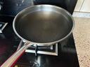 康巴赫炒锅不粘锅316L不锈钢炒菜锅32cm蜂窝平底煎炒锅电磁炉燃气灶通用 实拍图