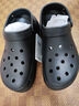 卡骆驰（crocs）经典泡芙Clog男女一脚蹬懒人沙滩鞋 CR207521-001 37 实拍图