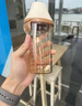 奶爸爸（Nicepapa）PPSU翻盖奶瓶240ML奶瓶宽口径宝宝吸管奶瓶十字L码（10个月+） 实拍图