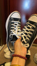 匡威（Converse）官方 Run Star Hike低帮帆布流星厚底鞋黑色168816C 黑色/168816C 38.5 实拍图