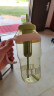 【京东物流】水杯冰霸吸管杯高颜值学生茶水分离大容量杯子 肚肚杯1个-浅绿色 实拍图