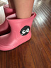 亲子可爱卡通儿童雨鞋雨靴外穿个性防水鞋男童女童学生防滑大童 粉色 34.5 (内长22CM) 实拍图