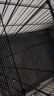憨憨宠 狗笼猫笼 狗笼子小型犬带厕所幼犬折叠便携猫笼子宠物笼具兔笼 黑色 前出盘狗丝笼 70*50*60cm 实拍图