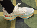 匹克态极千层浪无碳板厚底竞训跑步鞋男鞋冬轻质缓震训练鞋支撑运动鞋 天空之境 白/橙/绿 41 实拍图