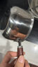 不锈钢泼油小锅热油专用锅奶锅热奶锅家用牛奶迷你小锅淋油神器 280ml 8cm 实拍图