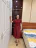 俞兆林（YUZHAOLIN）中高考旗开得胜旗袍妈妈夏装连衣裙2026新款喜婆婆婚宴装礼服裙子 FlvX8561566 红色 2XL （建 议105-120斤） 实拍图