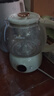 美的（Midea）煮茶器煮茶壶花茶壶 养生壶迷你恒温电热水壶蒸茶器喷淋式316L不锈钢烧水壶黑茶茶具1升YSTM-Z11 实拍图
