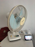 美的（Midea）【超级单品】七叶轻音立式电风扇家用柔风落地扇台式桌面小型风扇大风量节能摇头宿舍电扇 SAF30AB 实拍图