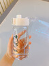 卡通塑料杯子茶水分离耐高温帕恰狗水杯学生高颜值小众简约直饮杯 撅屁屁小狗550ml塑料杯【单杯】 实拍图