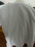 帕托瓦短袖衬衫男士夏季纯色白衬衫男韩版修身商务休闲衬衣白色XL 实拍图