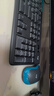 罗技（Logitech）MK275 键鼠套装 无线键鼠套装 办公键鼠套装 全尺寸 商务键鼠套装 带无线2.4G接收器 黑蓝色 实拍图