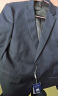 罗蒙西服套装男士修身职业正装西装套装商务伴郎服新郎服结婚礼服男装 实拍图