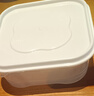 冰箱保鲜盒食品级冰箱收纳盒塑料密封盒蔬菜水果冷冻盒便当盒 方形保鲜盒650ML（1个装） 实拍图