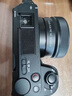 索尼（SONY）相机包    高颜值 摄像机 微单相机包 复古相机套 肩带 E10皮套+腕带套装（蓝色）新 实拍图