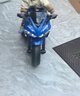 贝趣儿童电动摩托车3-6岁7岁到16岁小孩超大机车10-12岁男女孩玩具车 旗舰蓝+12V手油门+灯+皮座+蓝牙 2-9岁可坐人生日六一儿童节礼物 实拍图