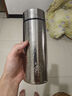 丽贝德商务钛杯保温杯内外纯钛泡茶杯大容量礼盒 皓月银 460ML 实拍图