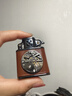 TSHOMX防风打火机 机械复古砂轮实用惊喜定制实用小众 送男士高级感礼物 咖色+含油 暮灰礼盒【可定制】 实拍图