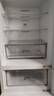 美的（Midea）283白色三门三开门大容量家用小型电冰箱一级能效风冷无霜租房小冰箱多门以旧换新【国家补贴】 实拍图