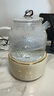 World Kitchen康宁全玻璃养生壶恒温壶煮茶器1L办公室家用花茶壶烧水壶电热水壶（升级茶漏炖盅款+全玻璃盖） 实拍图