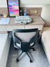 得力（deli）91107设计时尚办公椅 人体工学居家风格电脑椅 青色 实拍图