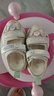 巴布豆童鞋女童学步鞋小童夏季舒适透气包头凉鞋105352071樱花粉/米23 实拍图