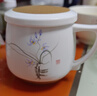 束氏 高温瓷大容量茶水分离杯手绘陶瓷杯泡茶杯茶具办公室功夫茶杯子 实拍图
