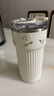 百事（PEPSI）可乐保温杯咖啡杯316L不锈钢水杯高颜值便携车载杯子米白620ML 实拍图