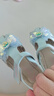 泰兰尼斯meta童鞋女童凉鞋夏季新款公主鞋甜美洋气儿童闪灯鞋蓝色26 实拍图