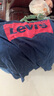 Levi's李维斯情侣美式宽松印花时尚简约舒适潮流纯棉圆领短袖T恤 藏青色 002A0-0002 L 实拍图
