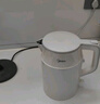 美的（Midea）【国家补贴】电水壶热水壶 大容量家用烧水壶 双层防烫 304不锈钢无缝内胆 大功率快速烧水沸腾 1.5L 暖壶圆墩墩MK-SHM1569 实拍图