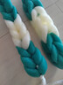 沐浴球大号沐浴条加厚长条洗澡巾搓背巾拉背条浴擦搓澡神器 有弹性可搓背【加厚版】*送挂钩 【青白色】2条装 实拍图