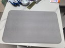 京东京造 硅藻泥地垫 卫生间浴室吸水防滑脚垫子 灰色60*39cm 实拍图