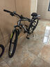 迪卡侬山地车ST520双盘式刹车24级前后机械铝架人体工程学设计 ST520灰色 XL - 190-200cm 实拍图