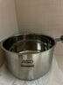 爱仕达（ASD）奶锅316L不锈钢16CM加厚复底辅食锅小锅电磁炉燃气通用NS16B13WG 实拍图
