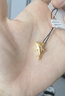 金至尊（3DG Jewellery）黄金吊坠小海豚镜面金工艺小提溜足金链坠不含项链生日礼物计价 金重1.64克(配珠宝礼盒) 实拍图
